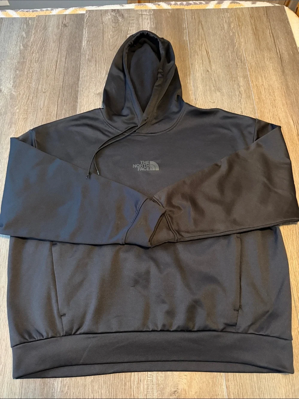 The North Face Men's Black Pullover Hoodie with Tonal Logo